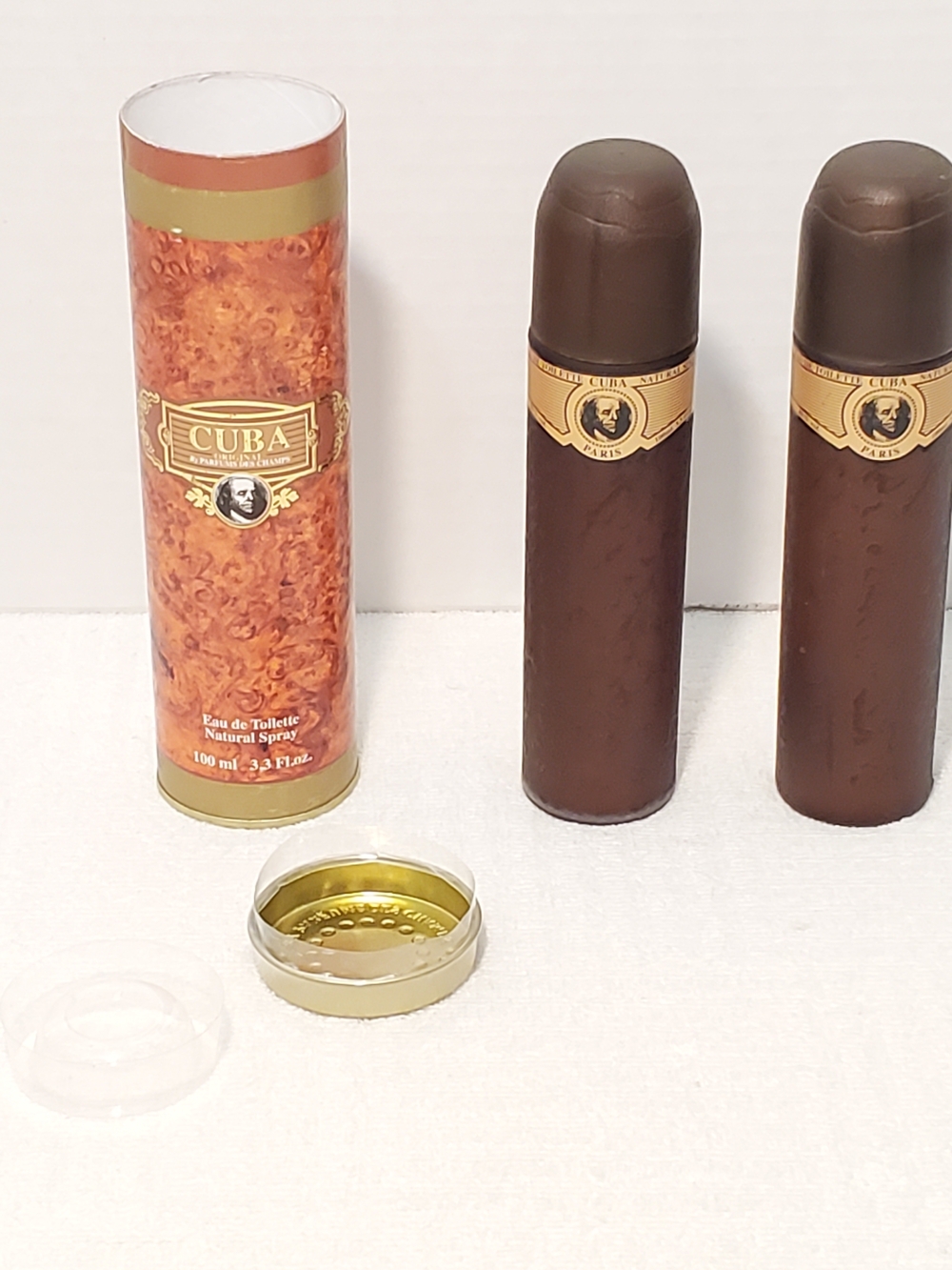 Cuba Gold Cologne for Men Eau de Toilette Natural Spray 3.3 oz / 100ml Lot of 2